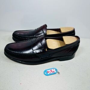 Allen Edmonds Burgundy Leather Loafers